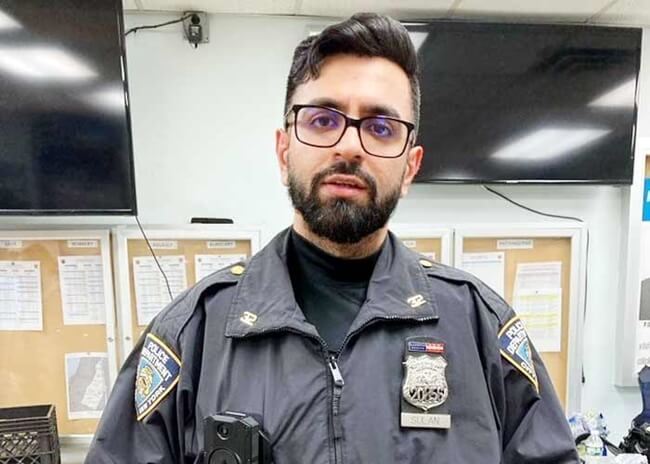 Indian-origin Rookie Cop Sumit Sulan Emerges a Hero for Quick Action in a Recent New York Shooting